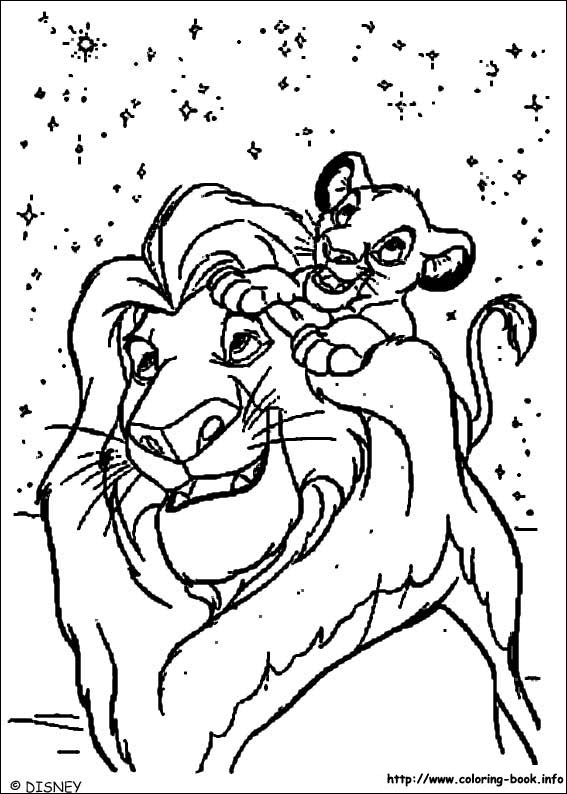 The Lion King coloring picture